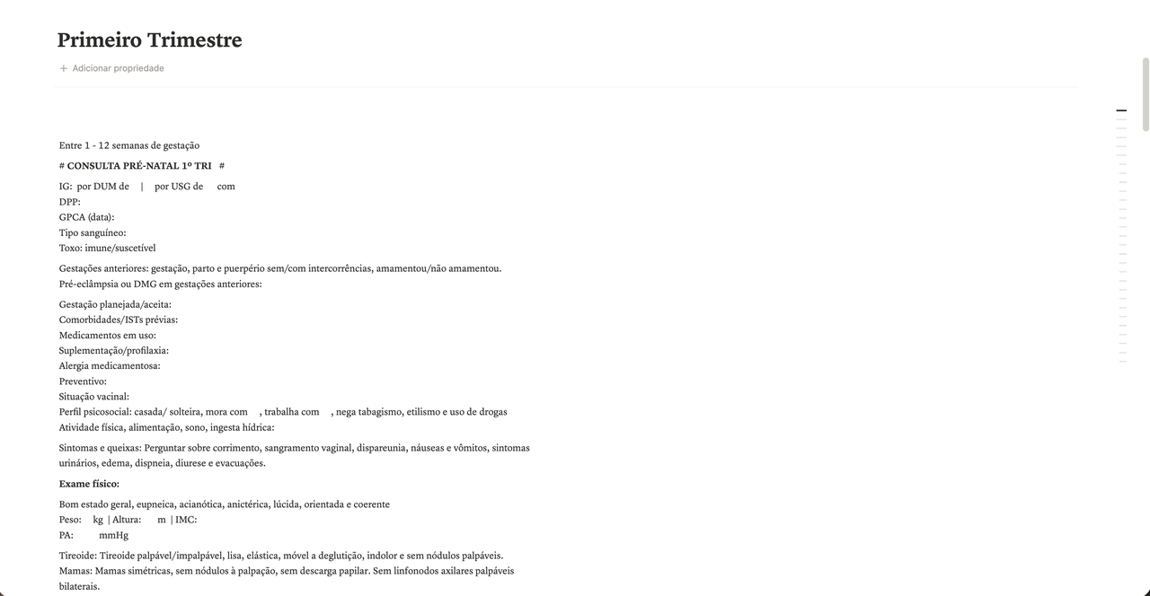 Primeiro Trimestre — Visão geral