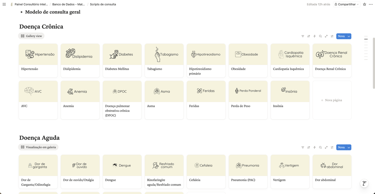 Scripts de Consulta — Doença Crônica e Aguda
